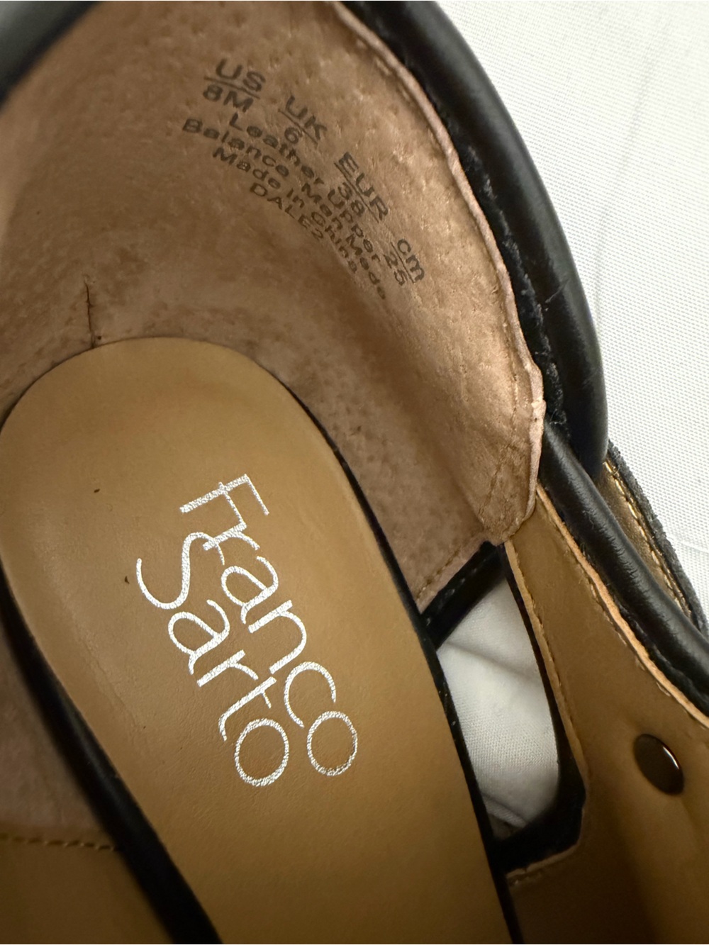 Franco Sarto Charcoal Perforated Ankle Booties - Picture 3 of 7